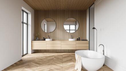 modern renovated bathroom